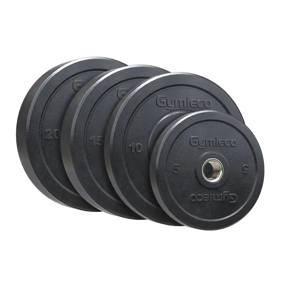 Gymleco Bumper Plates vektskivesett gummi lyddempende