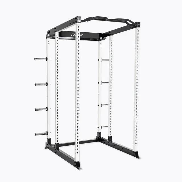 REP Fitness Altitude Power Rack 90" metallic black knebøy
