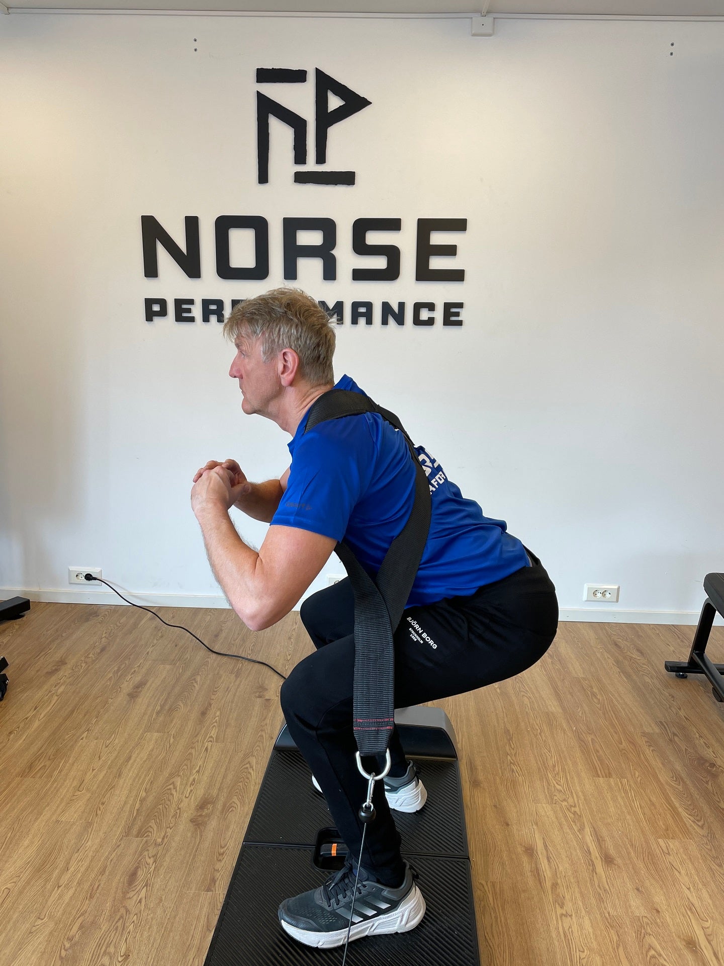 Norse Performance løftesele skulder leie knebøy