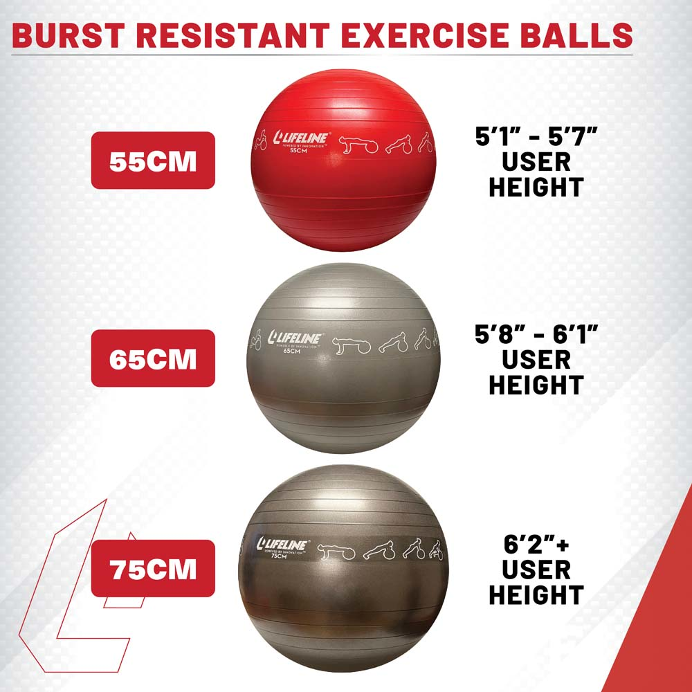 Lifeline Exercise treningsball 65 cm