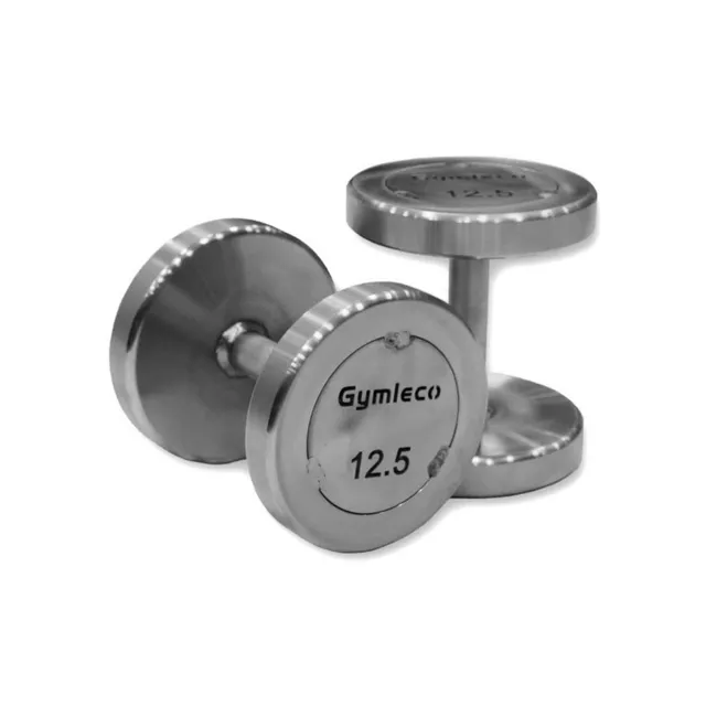 Gymleco Steel Dumbbells manualer stål 10–100 kg til tung trening