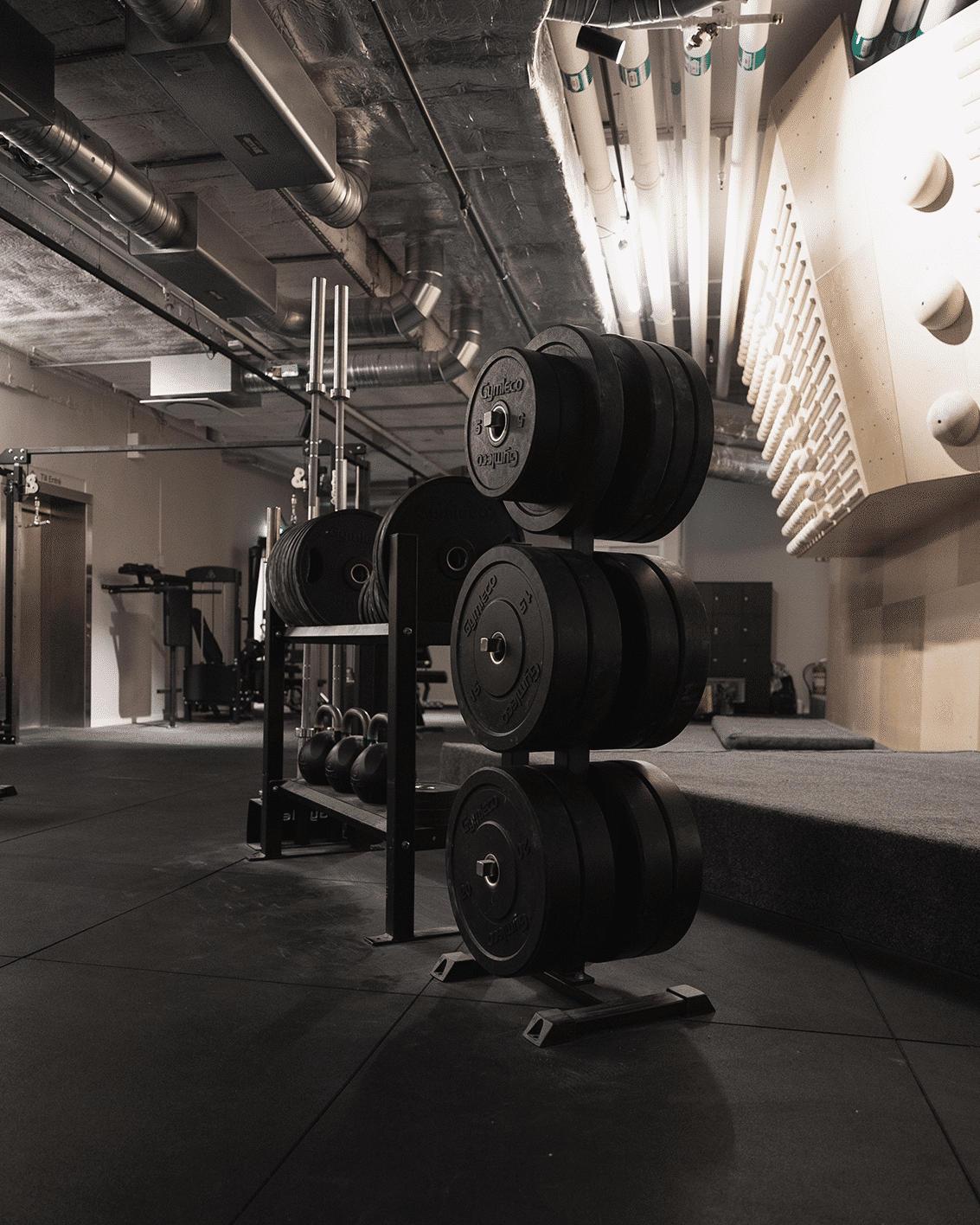 Gymleco Bumper Plates vektskivesett gummi lyddempende