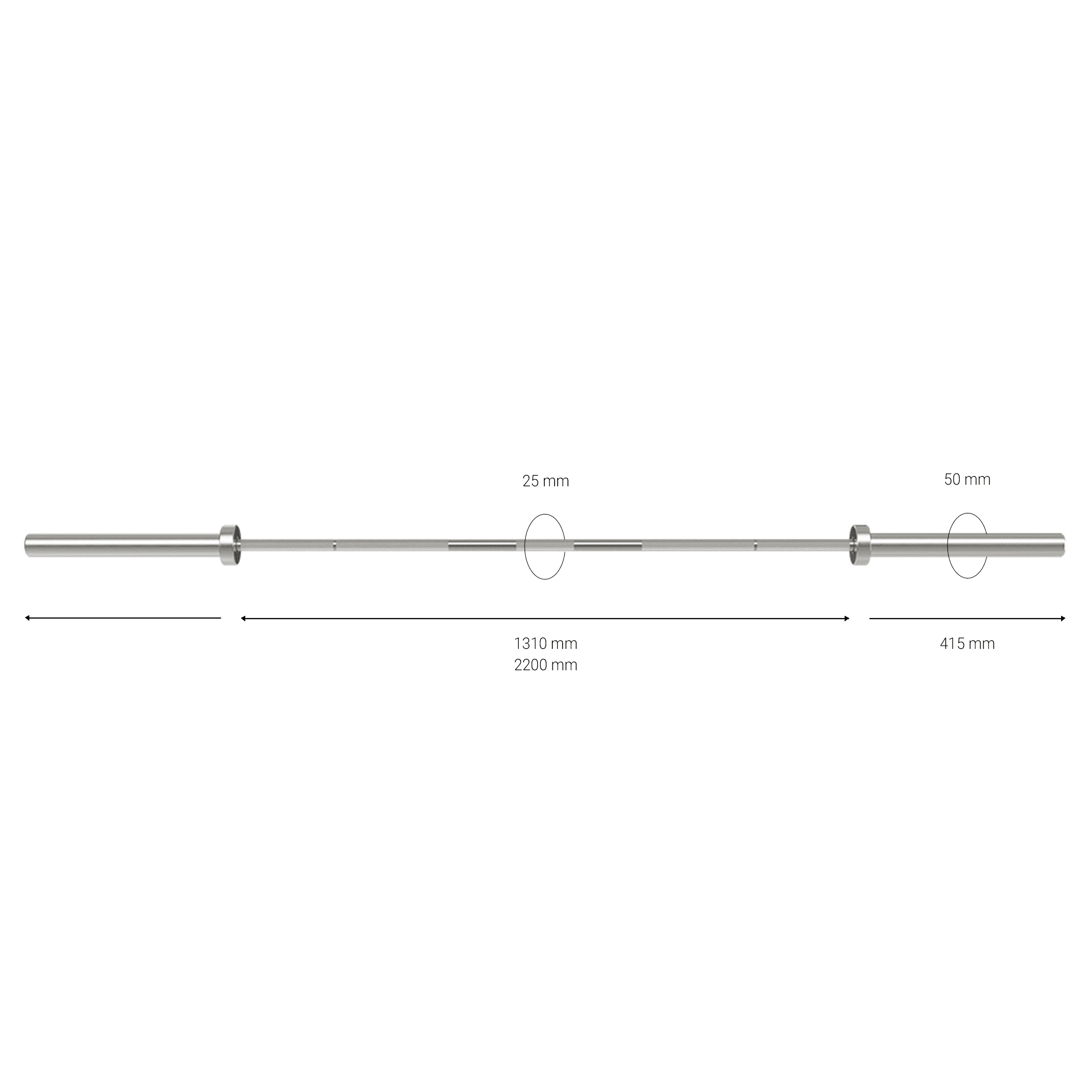 Gymleco 813 Technique Bar teknikkstang 10 kg