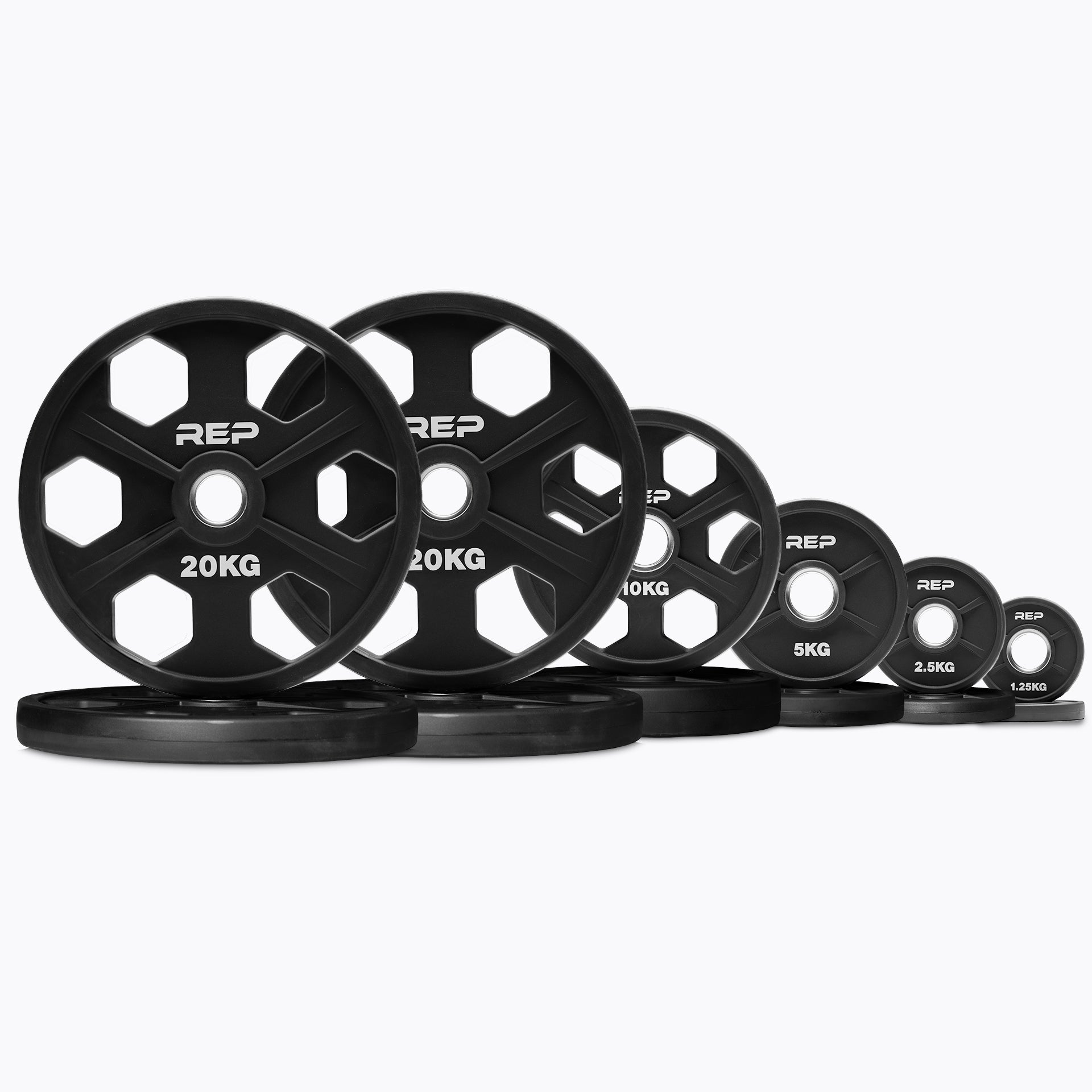 REP Fitness Equalizer vektskivesett 76 kg uretan
