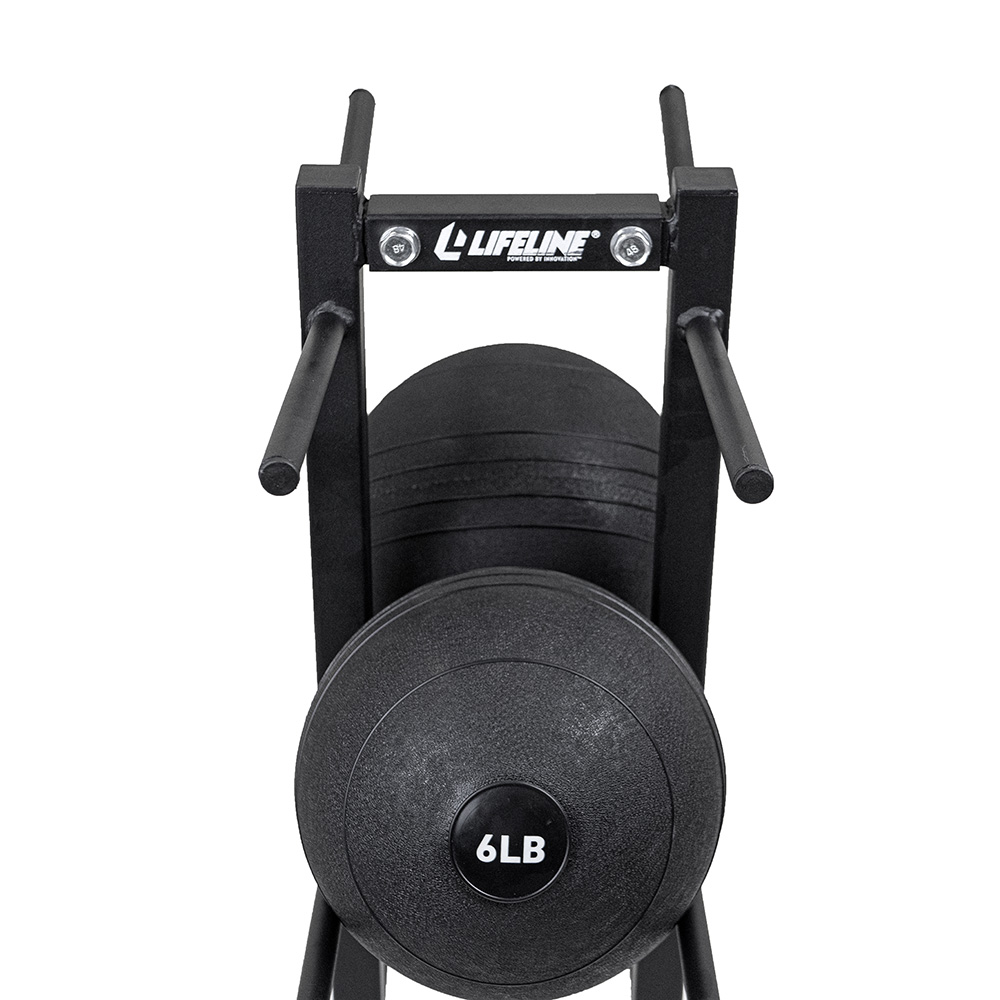 Lifeline Slam Ball Rack stativ 8 baller stål