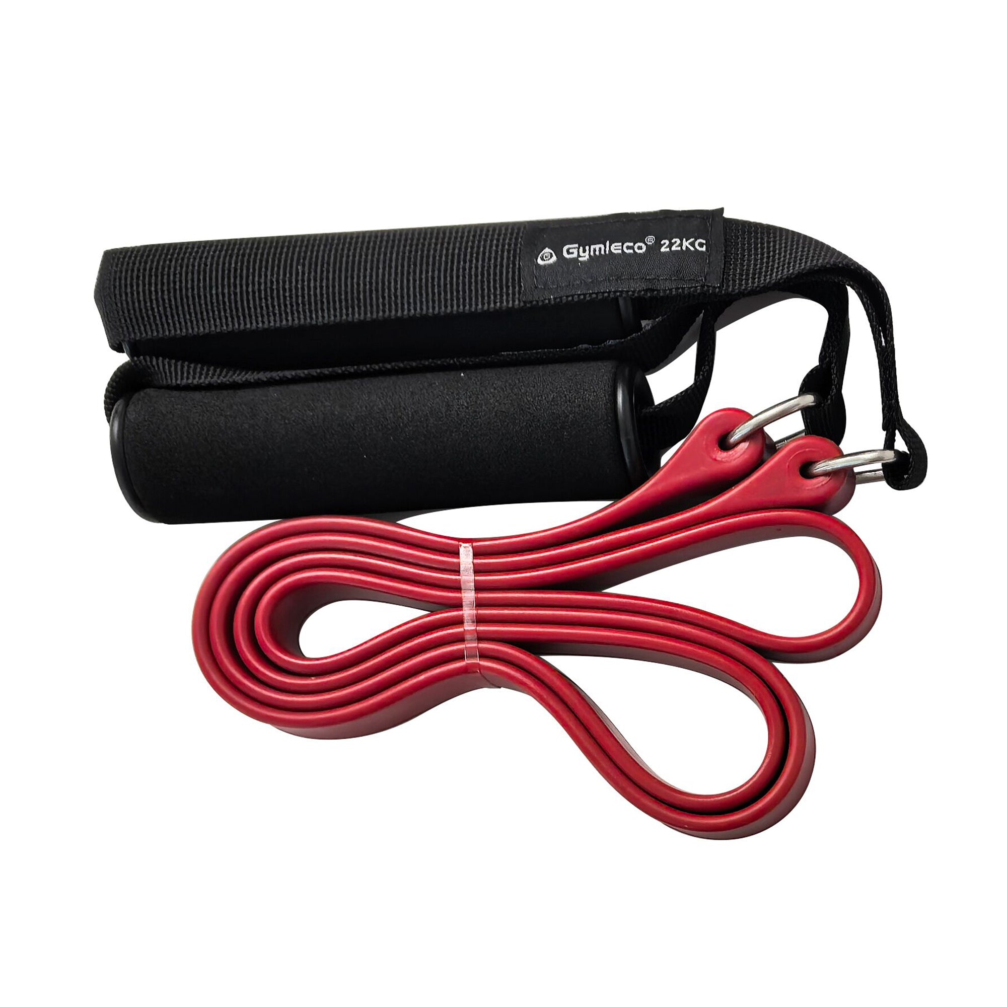 Gymleco Resistance Band treningsstrikk 22 kg med håndtak