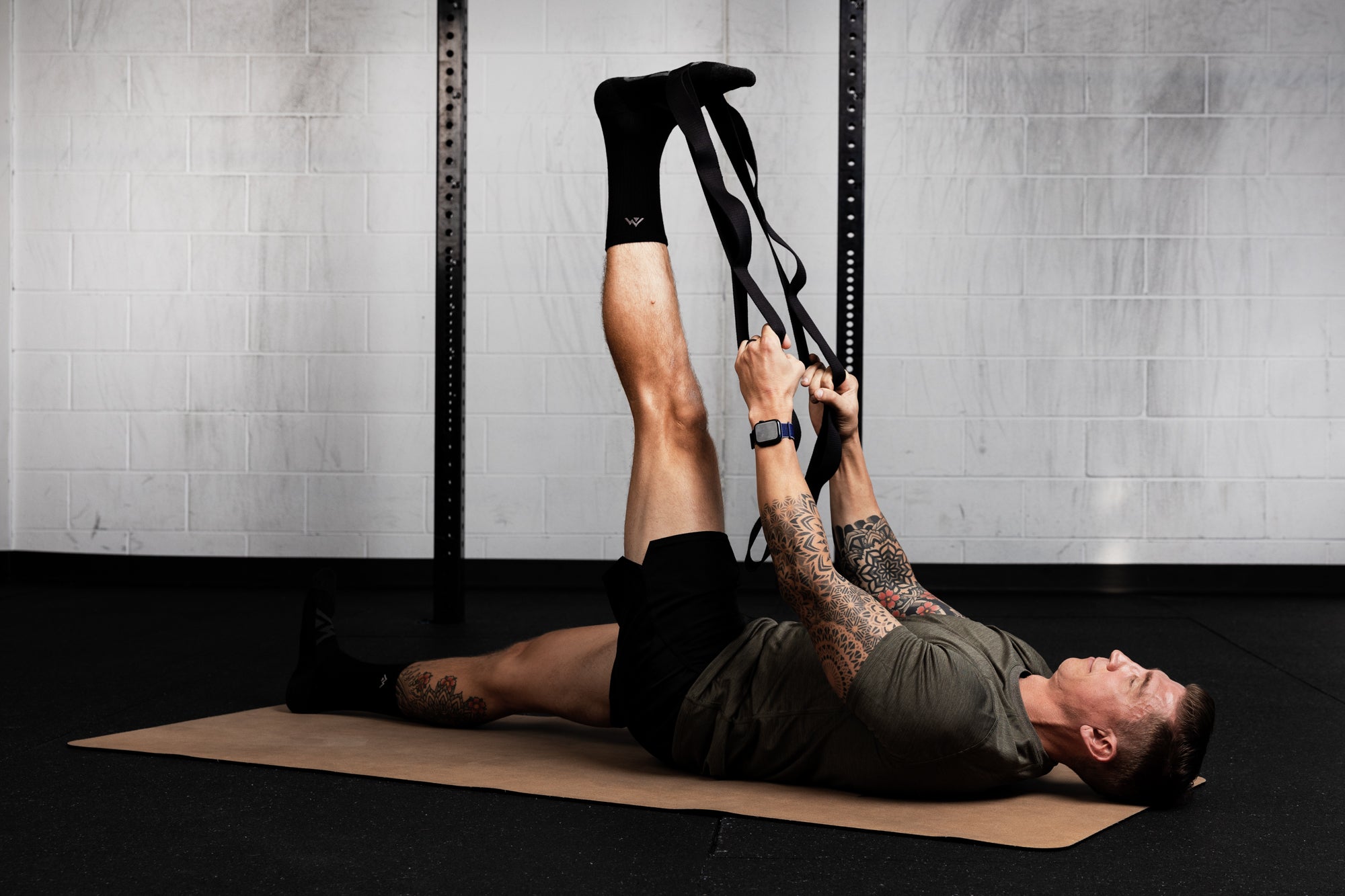 REP Fitness Stretching Strap tøyestropp standard svart