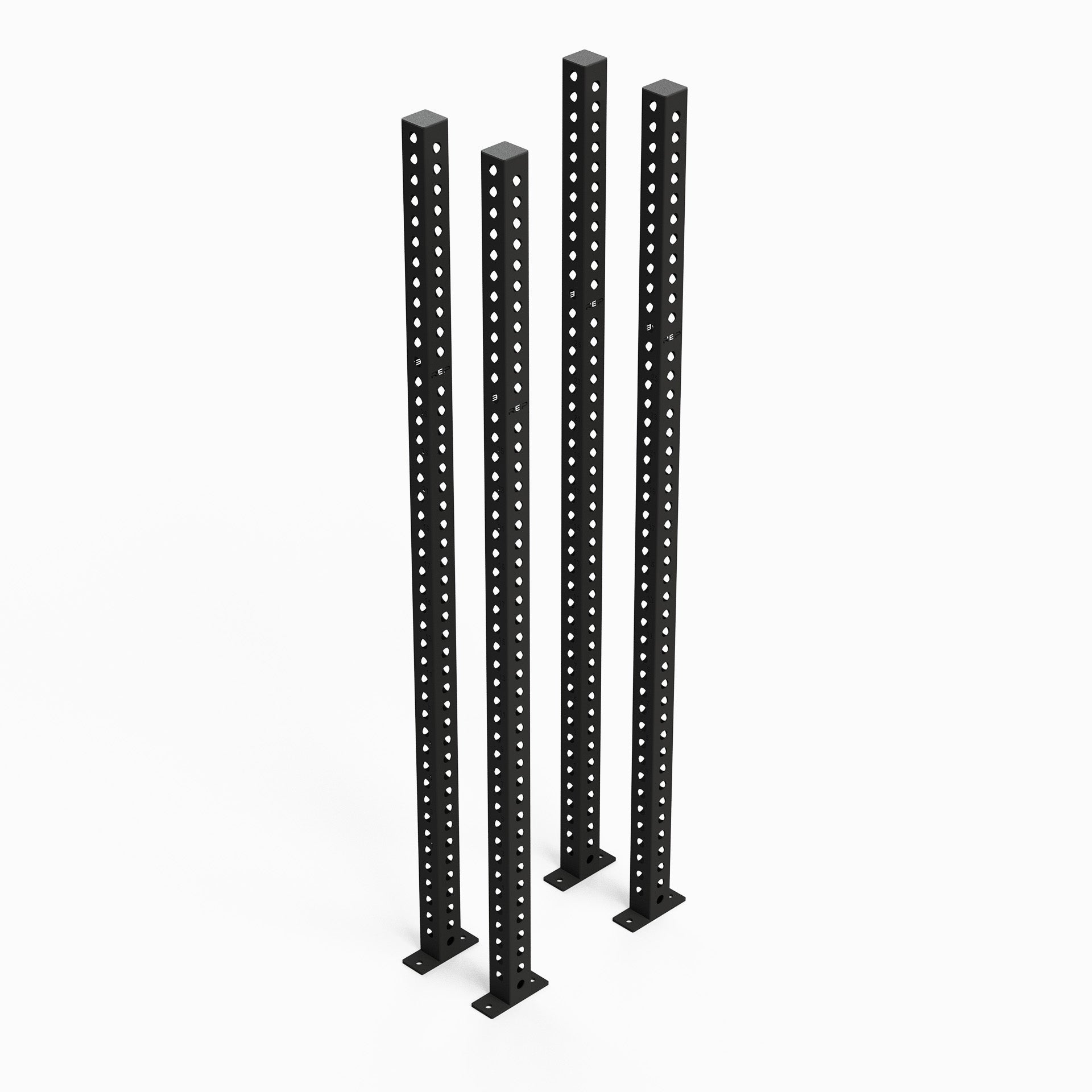 REP Fitness Apollo Rack Uprights 80" metallic black