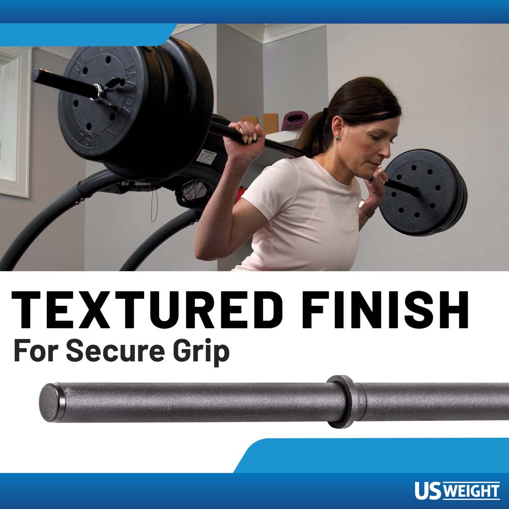 US Weight treningsstang 137 cm 3-delt maks 68 kg