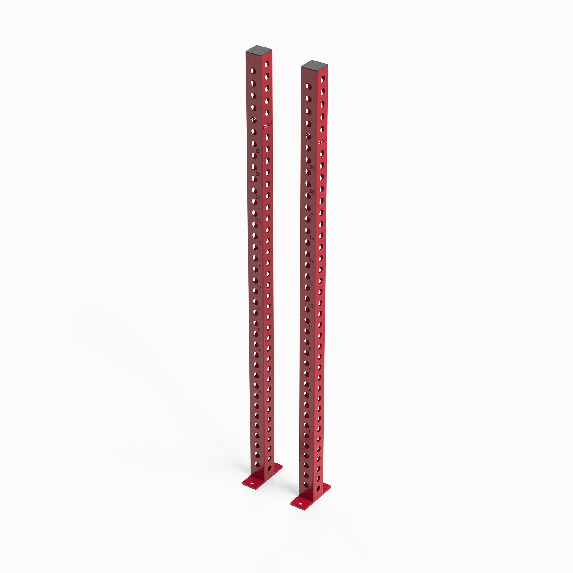 REP Fitness Omni Rack stolper par 80" metallic black