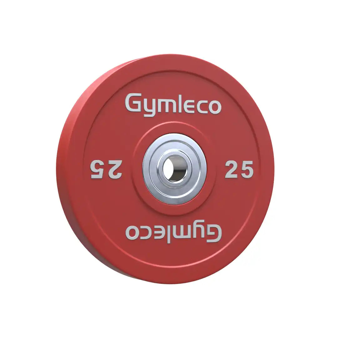 Gymleco Colored Weight Plates vektskive gummi 15 kg farget