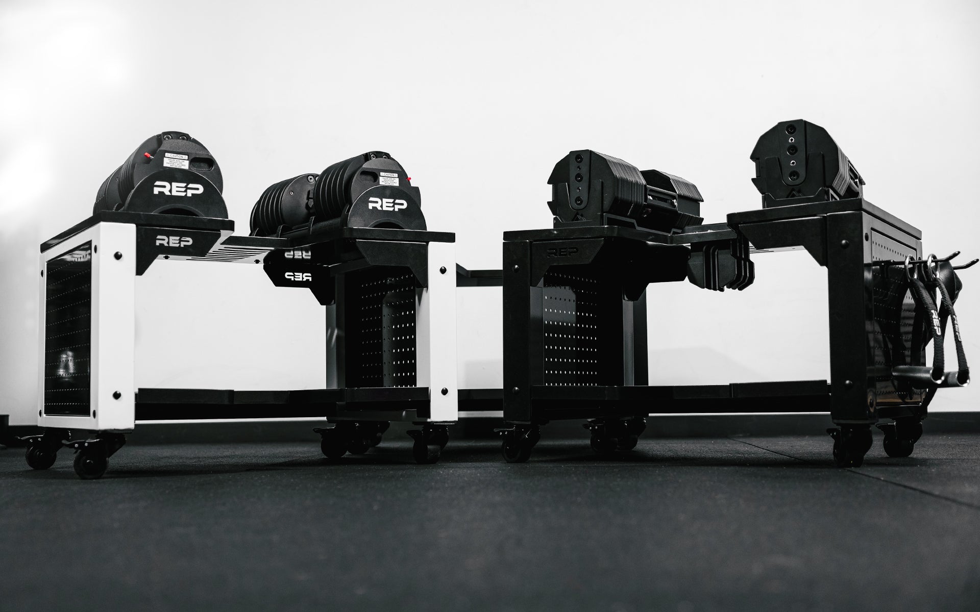 REP Fitness Dumbbell Storage Cart hantelstativ svart stål