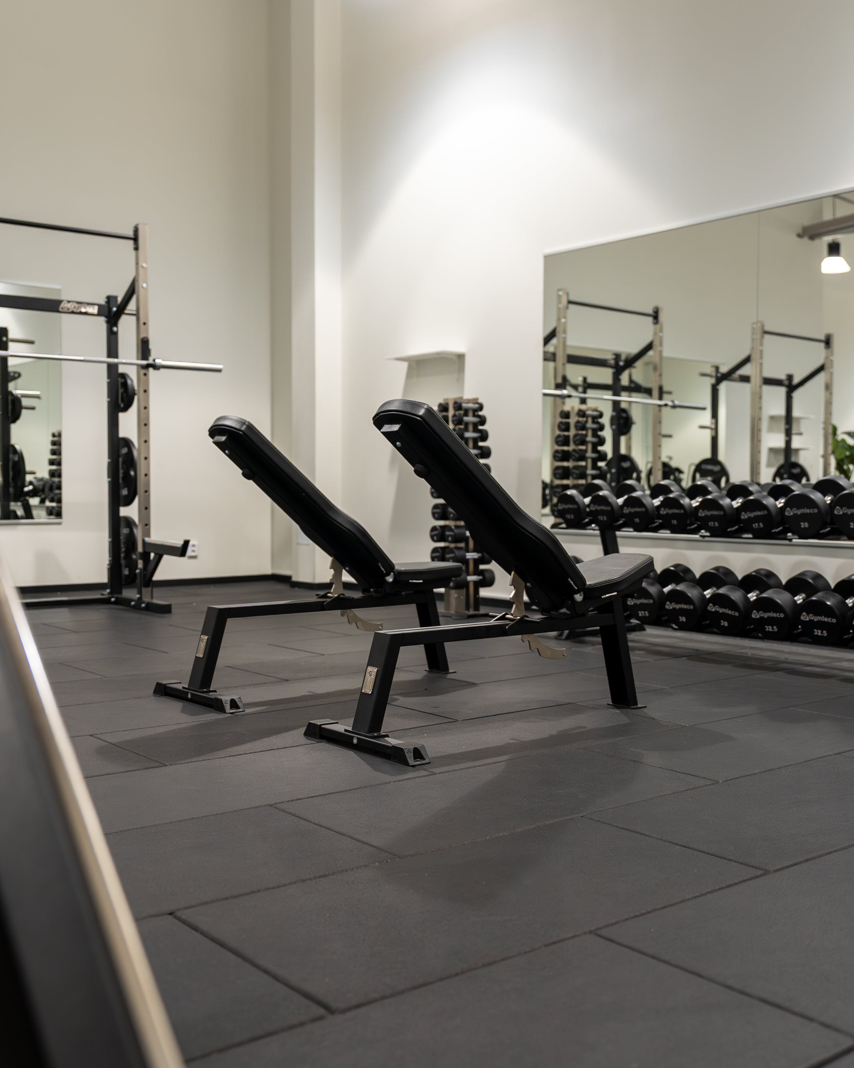 Gymleco Adjustable treningsbenk justerbar skraa flat