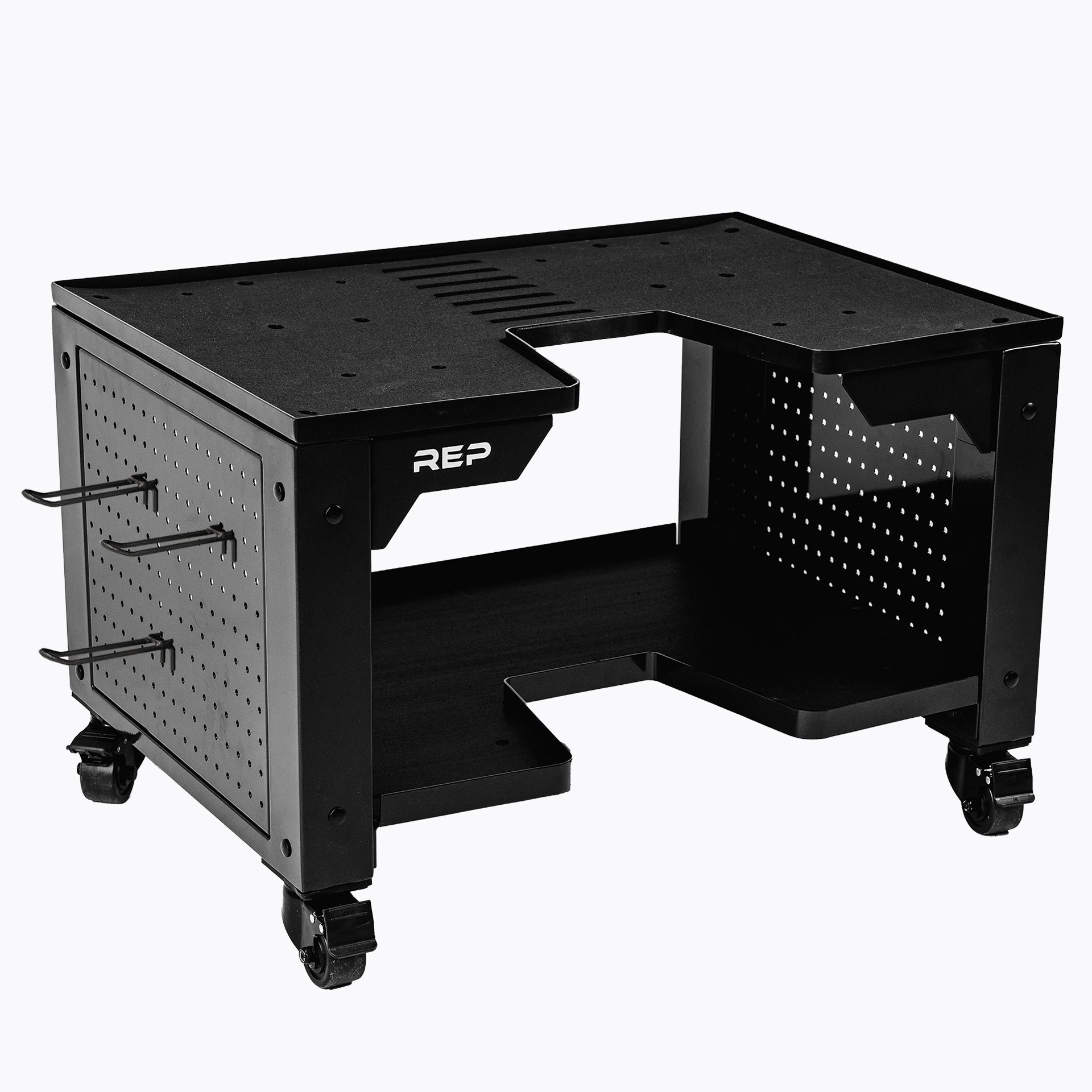 REP Fitness Dumbbell Storage Cart hantelstativ svart stål
