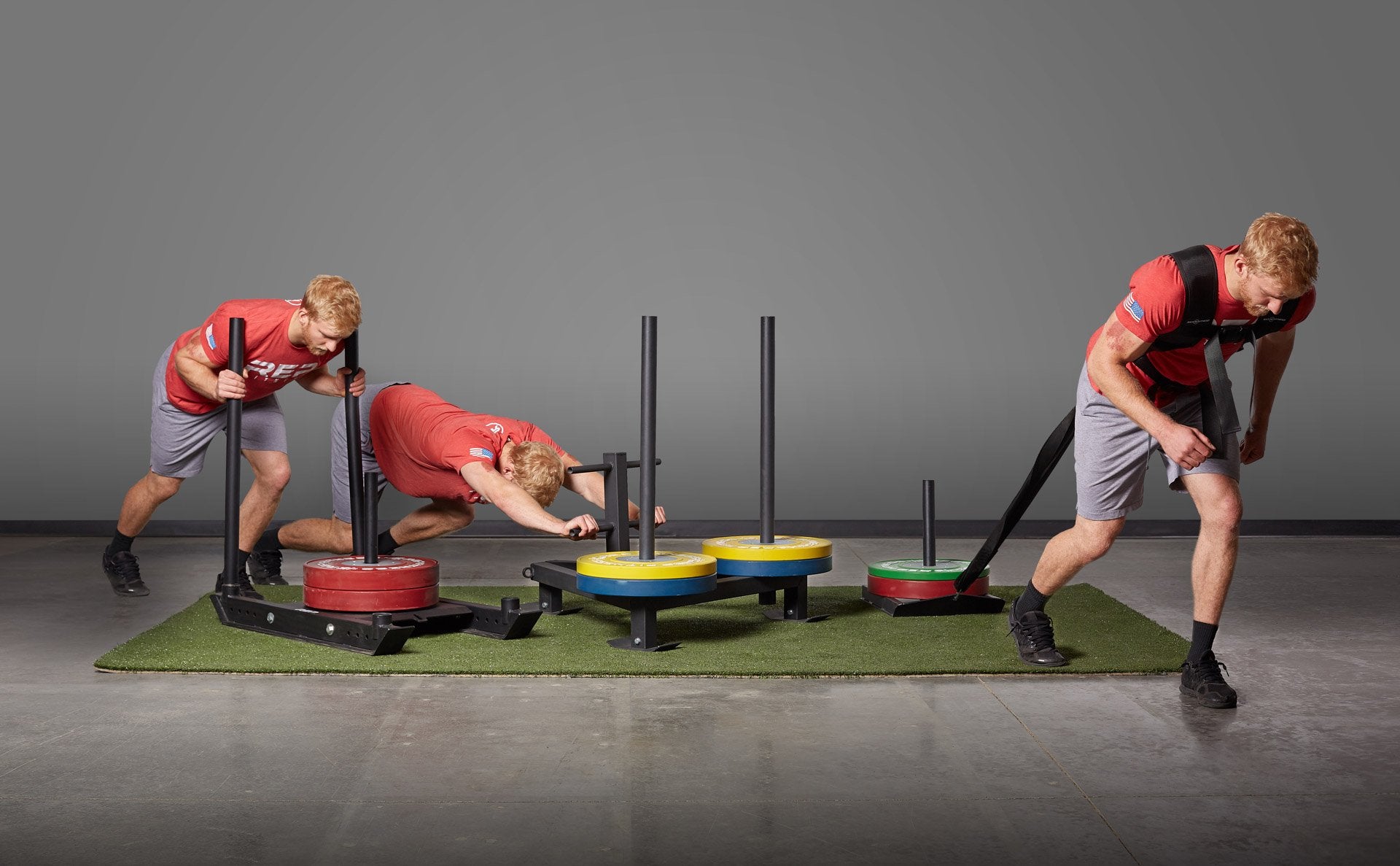 REP Fitness 4-Post Push-Pull slede tung