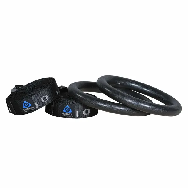 Gymleco Roman Rings treningsringer ABS svart