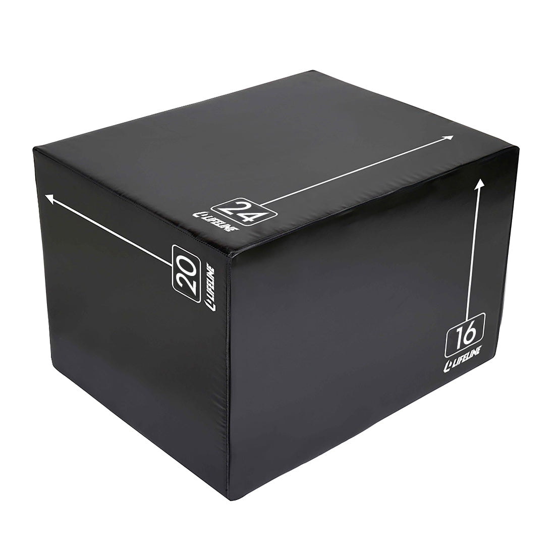 Lifeline 3-in-1 Foam Plyo Box hoppkasse Large 51/61/76 cm