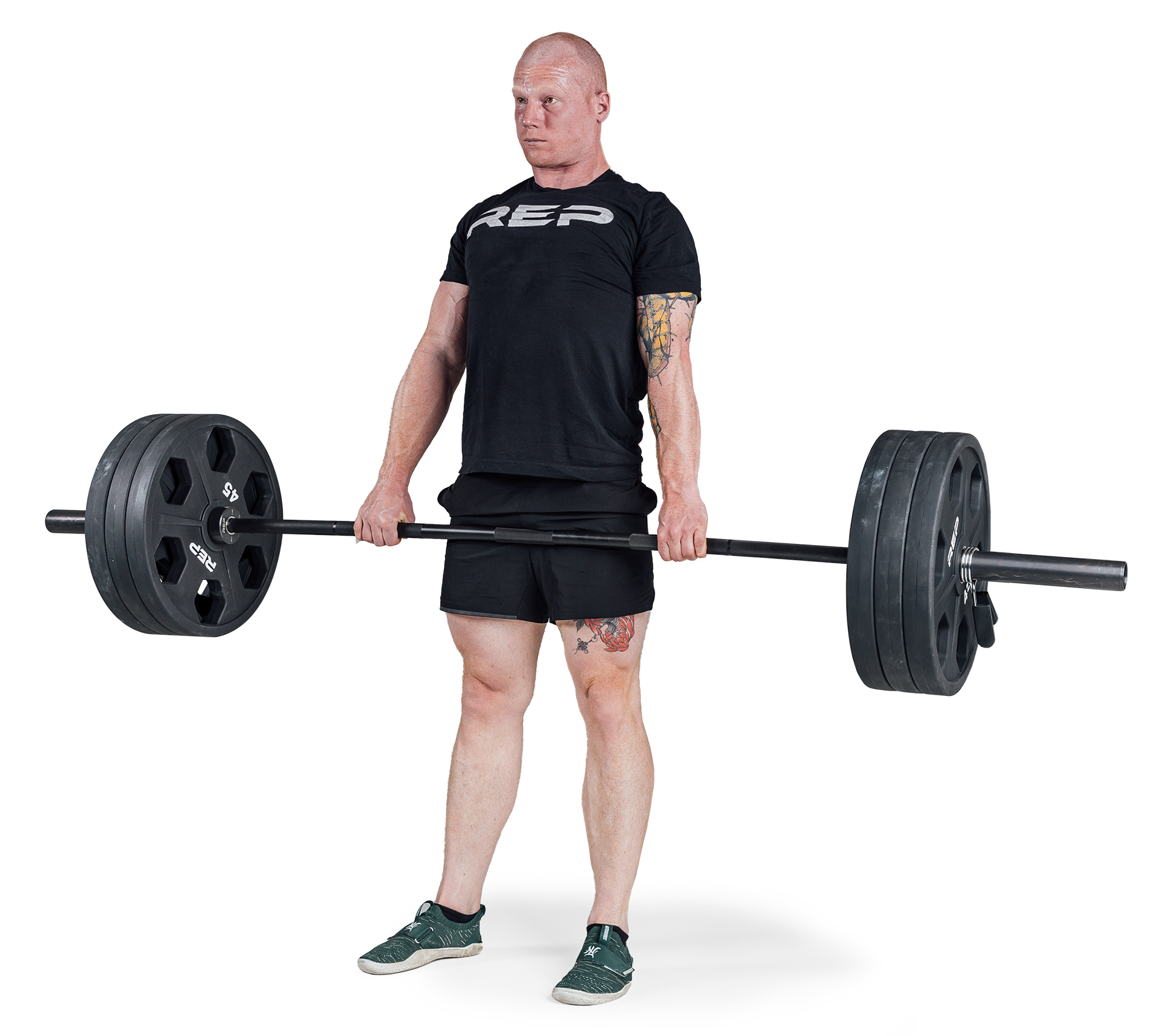 REP Fitness Double Black Diamond powerbar 20 kg aggressiv