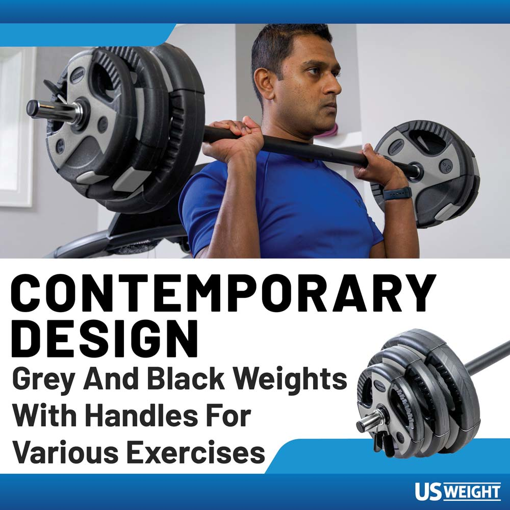 US Weight 43 lb vektsett vektstang manual kettlebell
