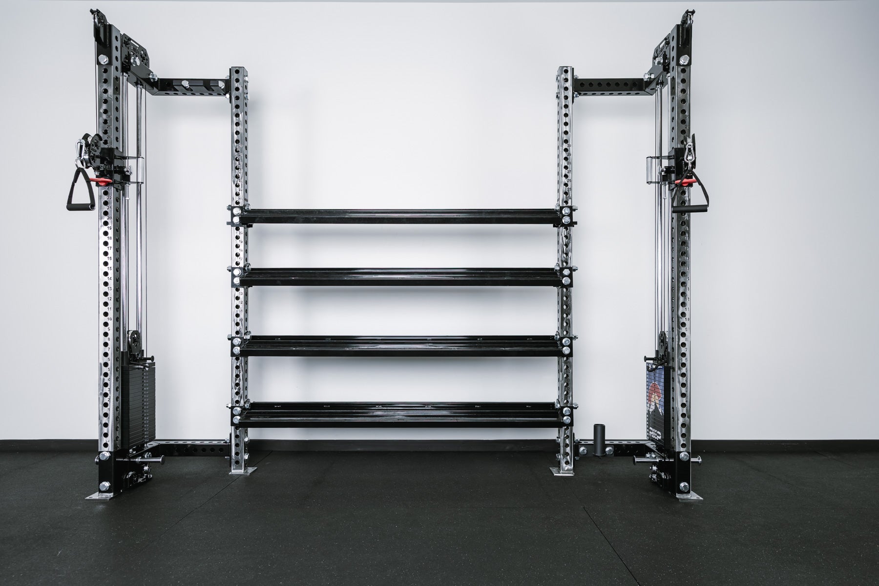 REP Fitness 5000 manual- og kettlebellhylle oppbevaring