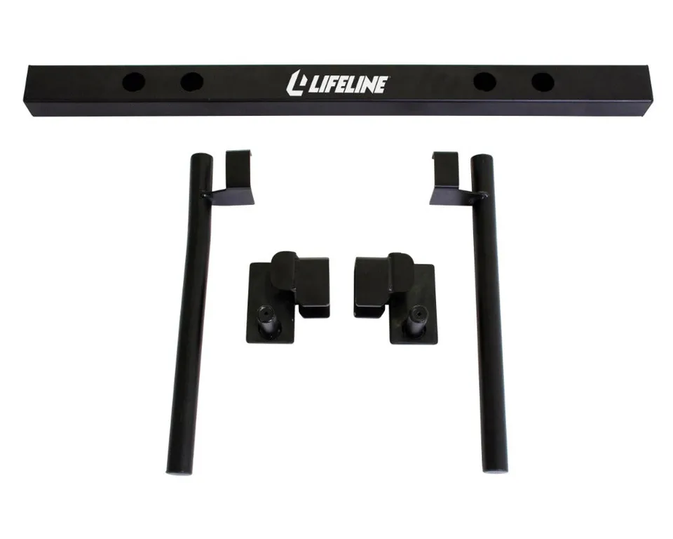 Lifeline C1 Pro Half Rack dipsstativ svart stål