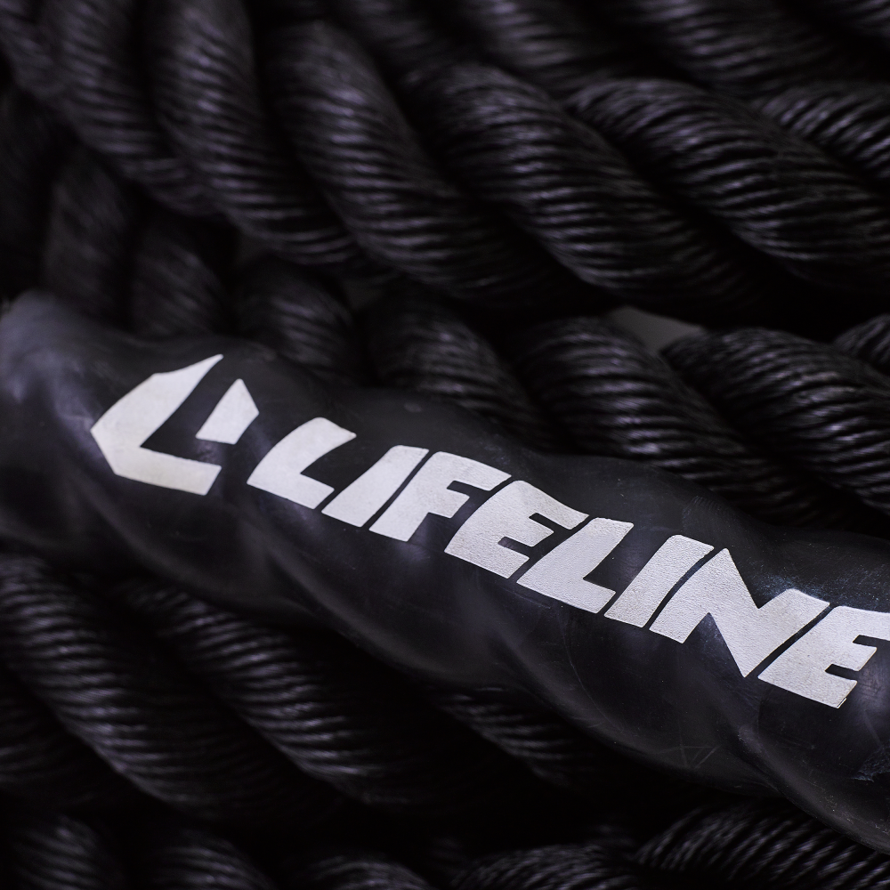 Lifeline Elite Training Battle Rope treningstau 1,5" x 30'