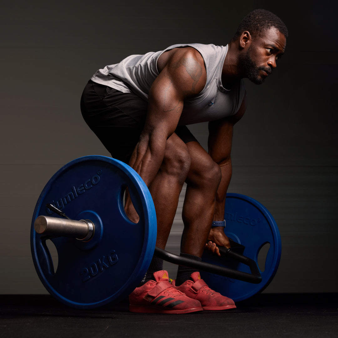 Gymleco 408 Open Deadlift trap bar nøytralt grep