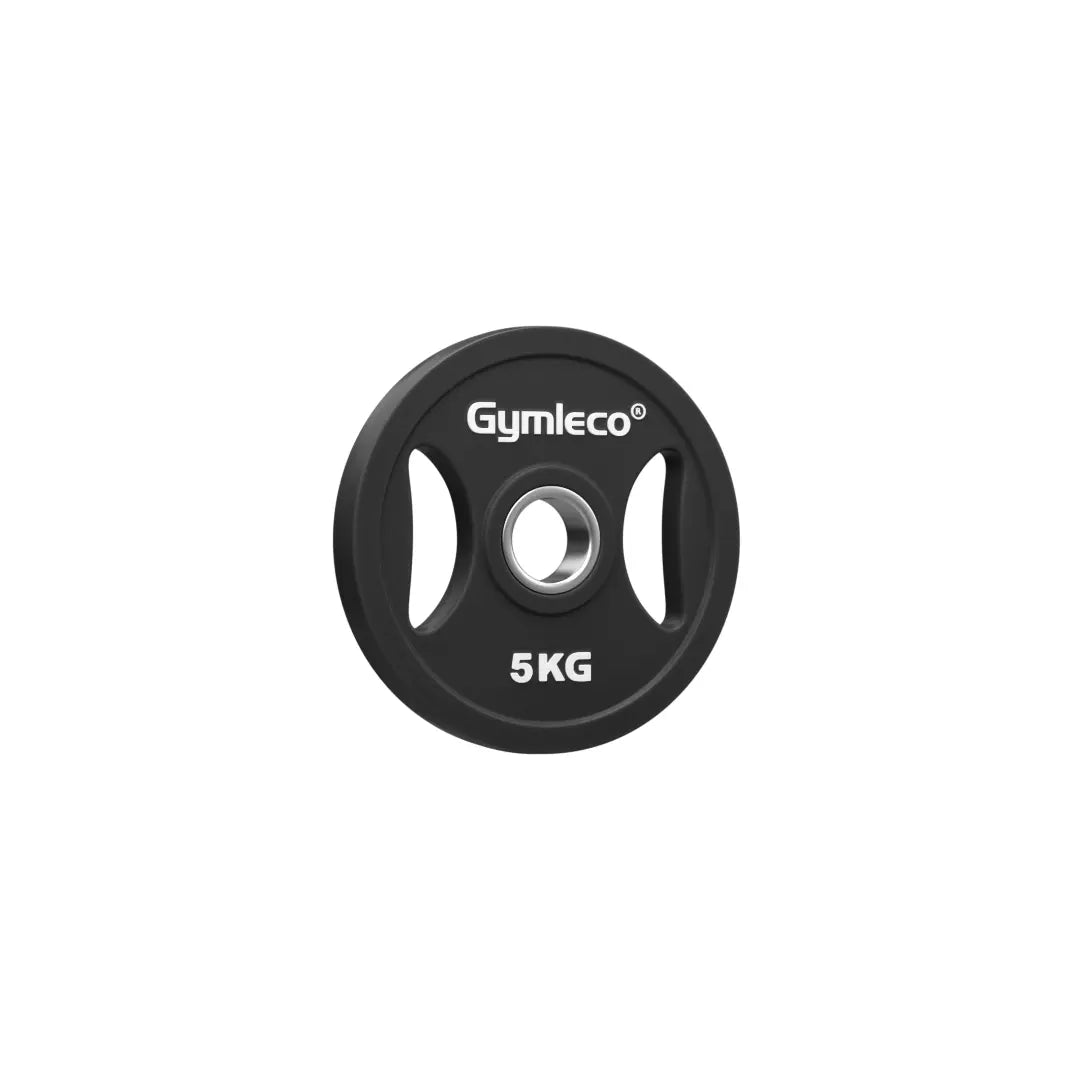 Gymleco Black Weight Plates vektskive gummi 1,25 kg med håndtak