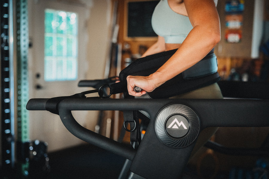 REP Fitness Strive Curved Treadmill stropper slede