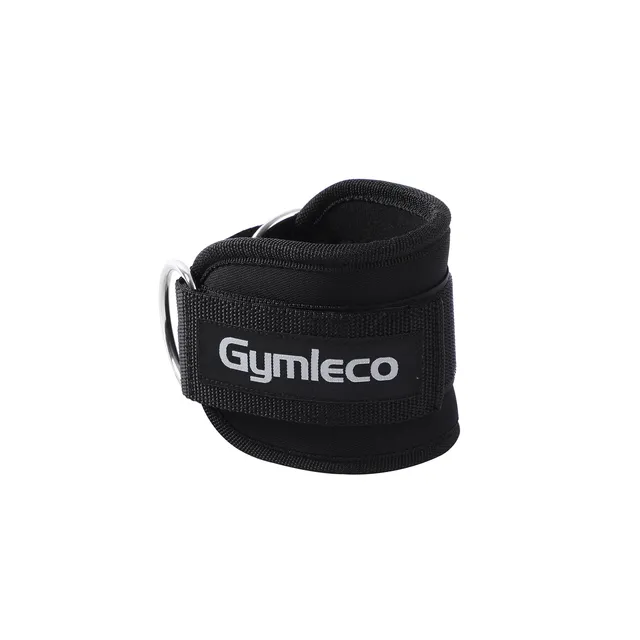 Gymleco ankelstropper nylon svart kabeltrekk