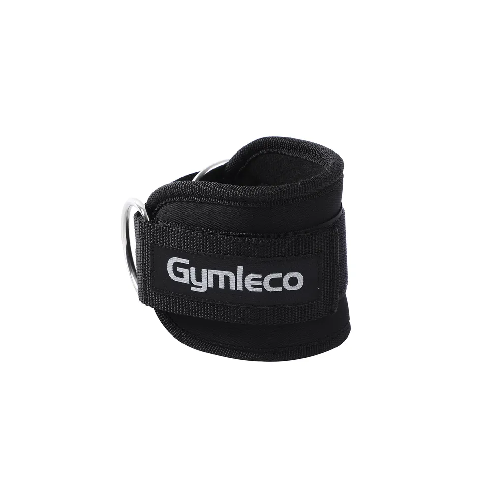 Gymleco ankelstropper nylon svart kabeltrekk