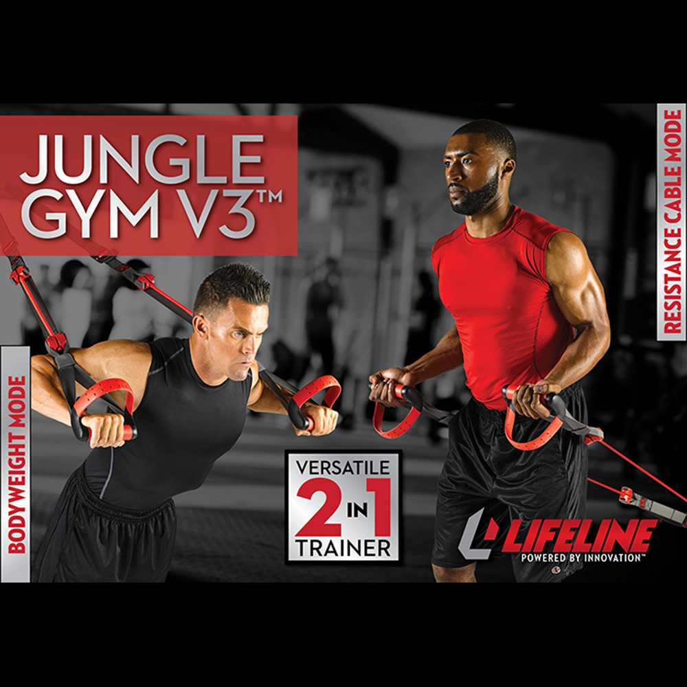 Lifeline Jungle Gym V3 slyngetrener 2-i-1 med strikk