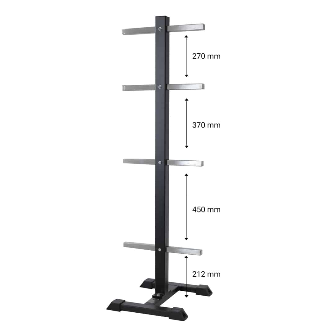 Gymleco Weight Rack skivestativ 8 plasser