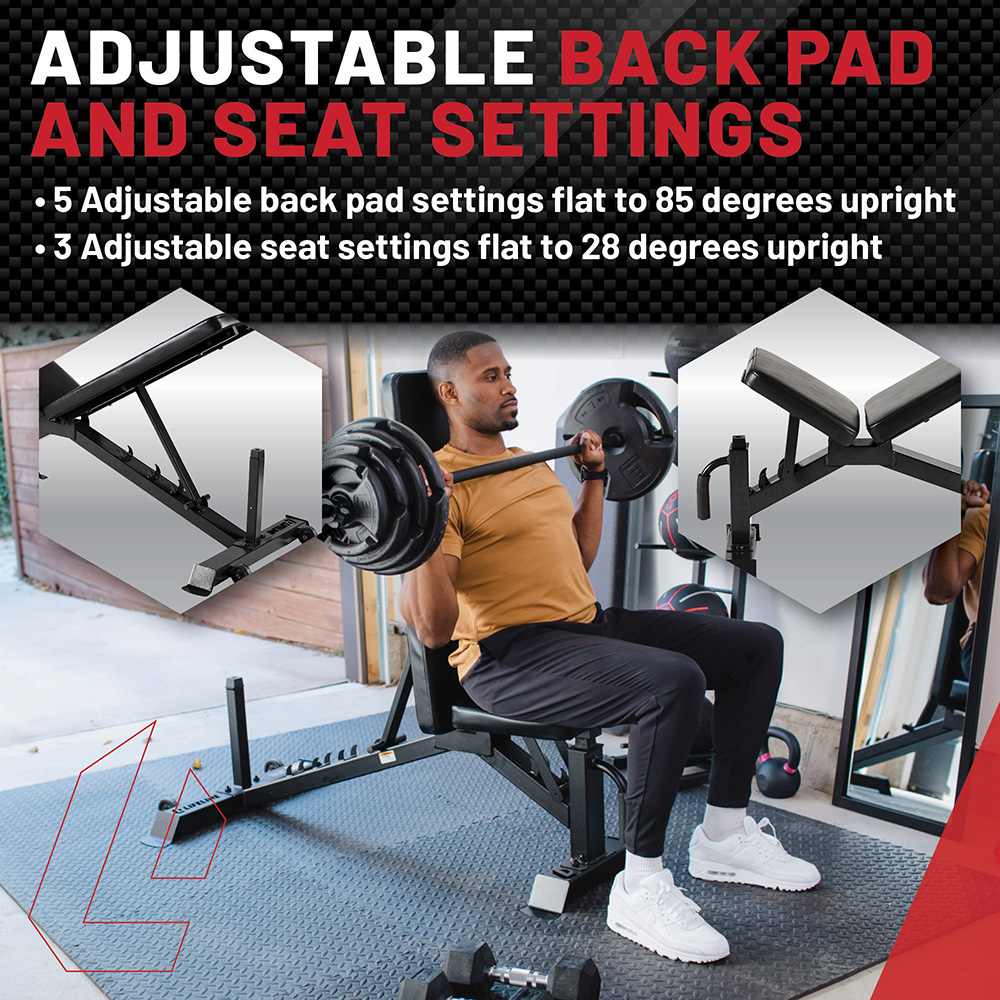Lifeline Adjustable Weight Bench treningsbenk justerbar