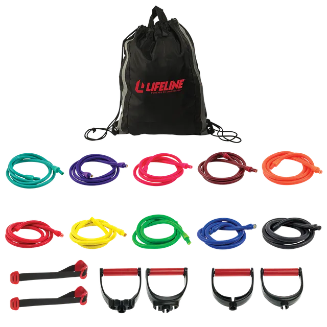 Lifeline Resistance Trainer Kit strikksett Pro 10-60 lbs