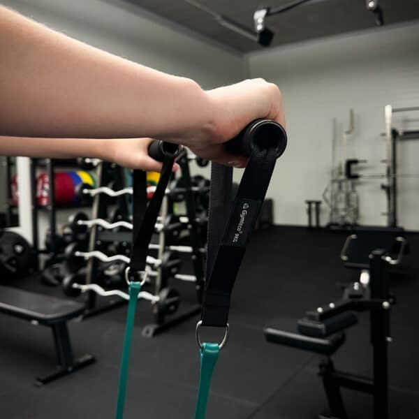 Gymleco Resistance Band treningsstrikk 22 kg med håndtak