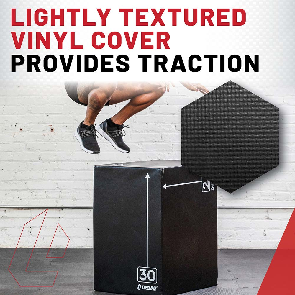 Lifeline 3-in-1 Foam Plyo Box hoppkasse Large 51/61/76 cm