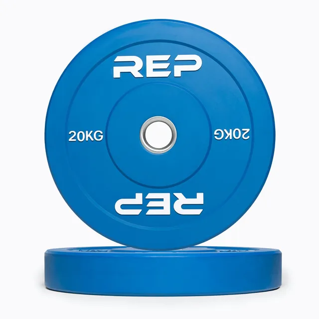 REP Fitness Color Bumper Plates vektskiver par KG farget