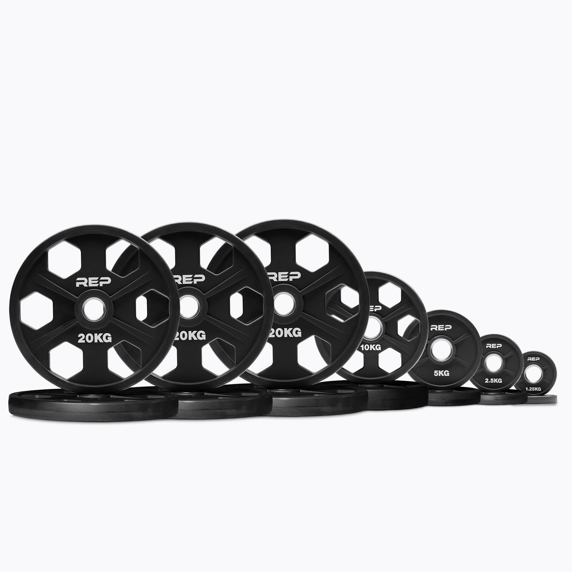 REP Fitness Equalizer vektskivesett 76 kg uretan