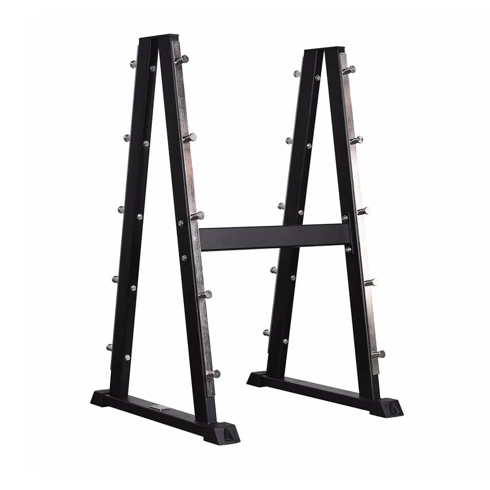 Gymleco Barbell Rack skivstangstativ 10 faste stenger