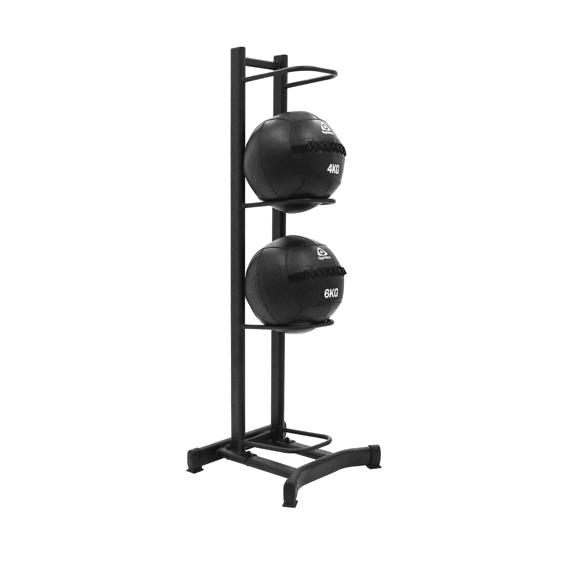 Gymleco Medicine Ball Rack medisinballstativ 4 baller stabilt