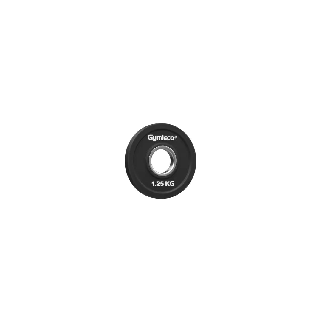 Gymleco Black Weight Plates vektskive gummi 1,25 kg med håndtak