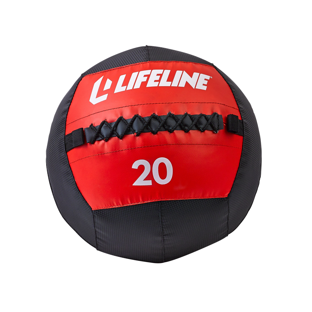 Lifeline Wall Ball medisinball 10 lb polstret