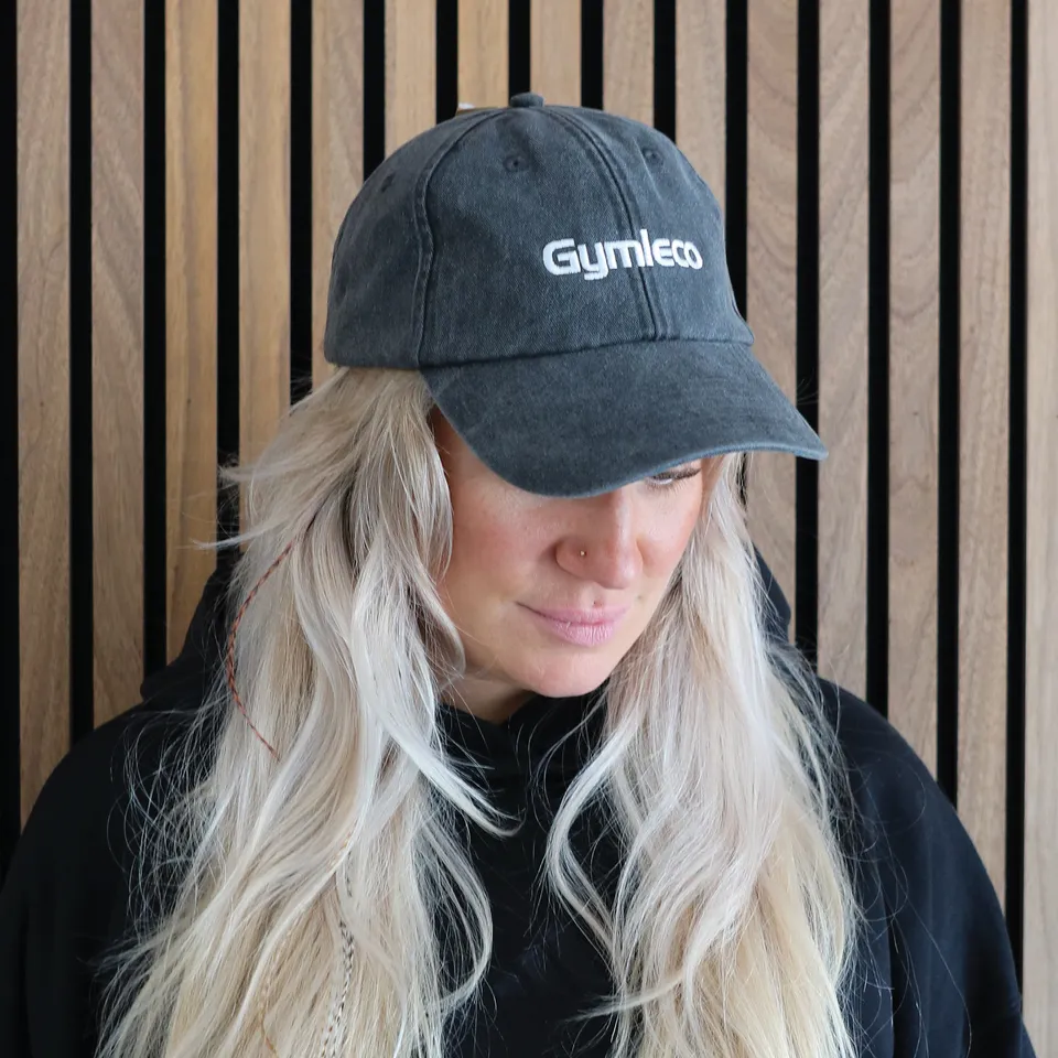 Gymleco Vintage Keps caps grå brodert