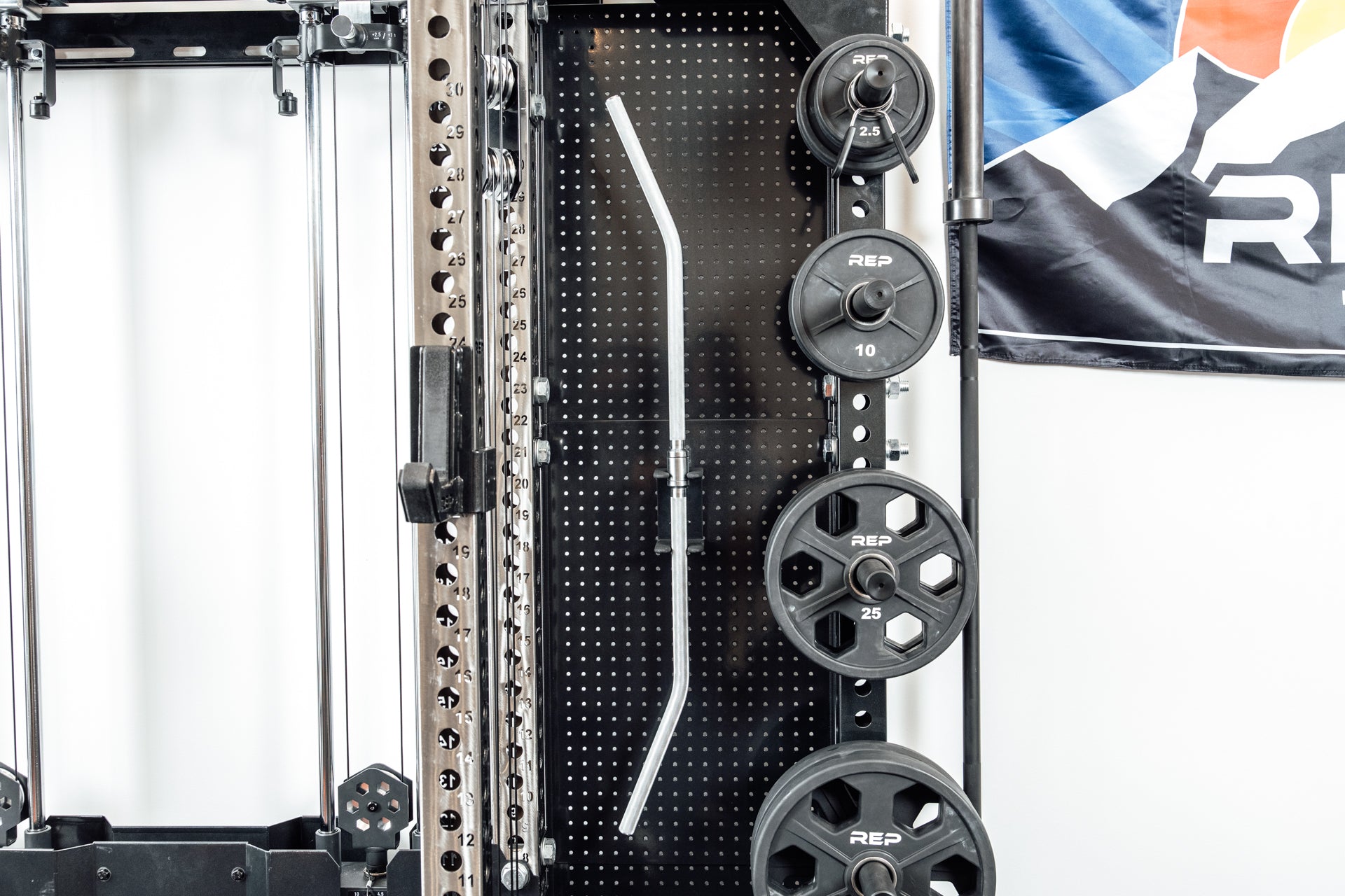 REP Fitness Peg Boards pegboard 80 tommer stål