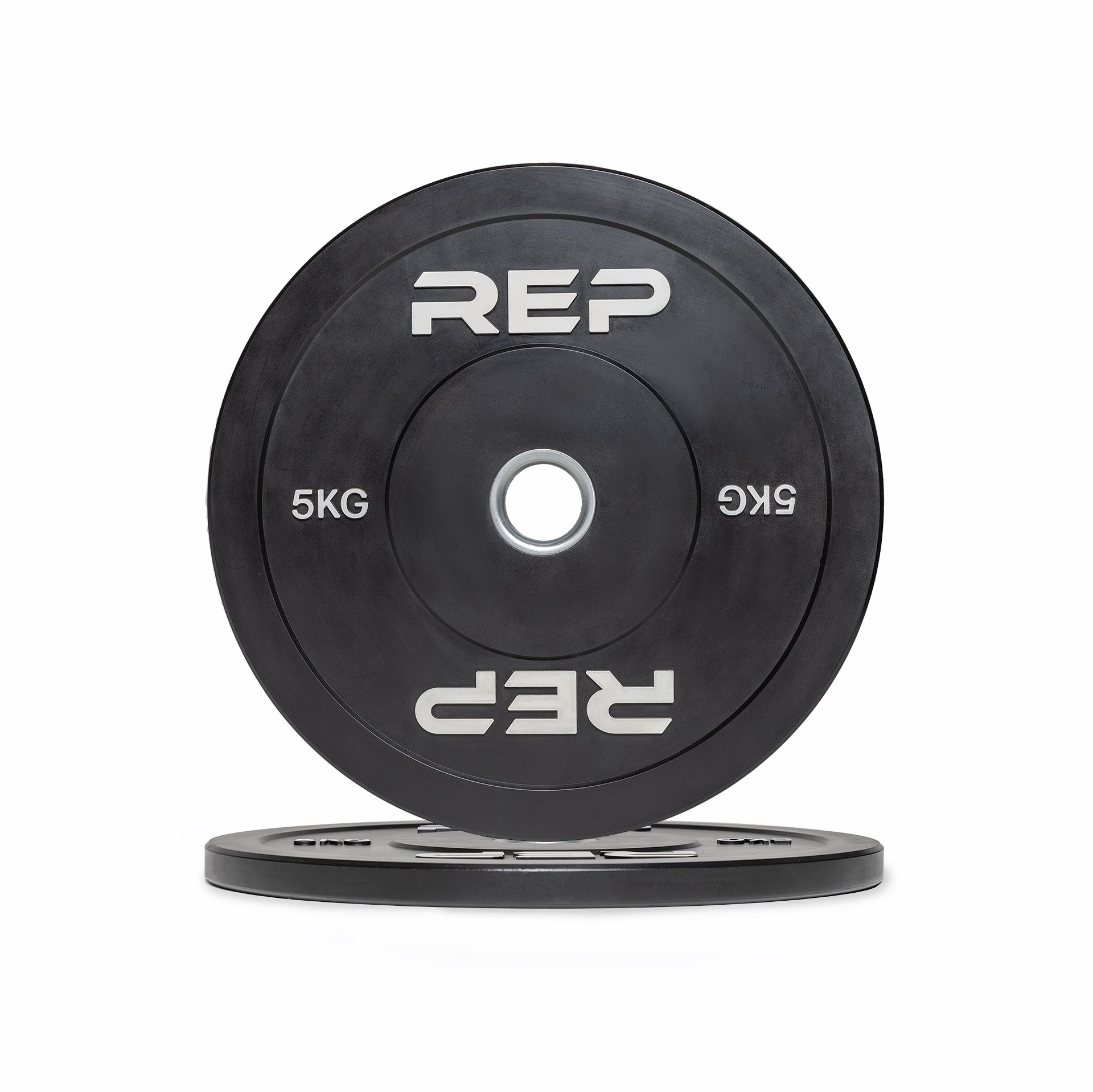 REP Fitness Black bumper vektskiver 10 kg par gummi