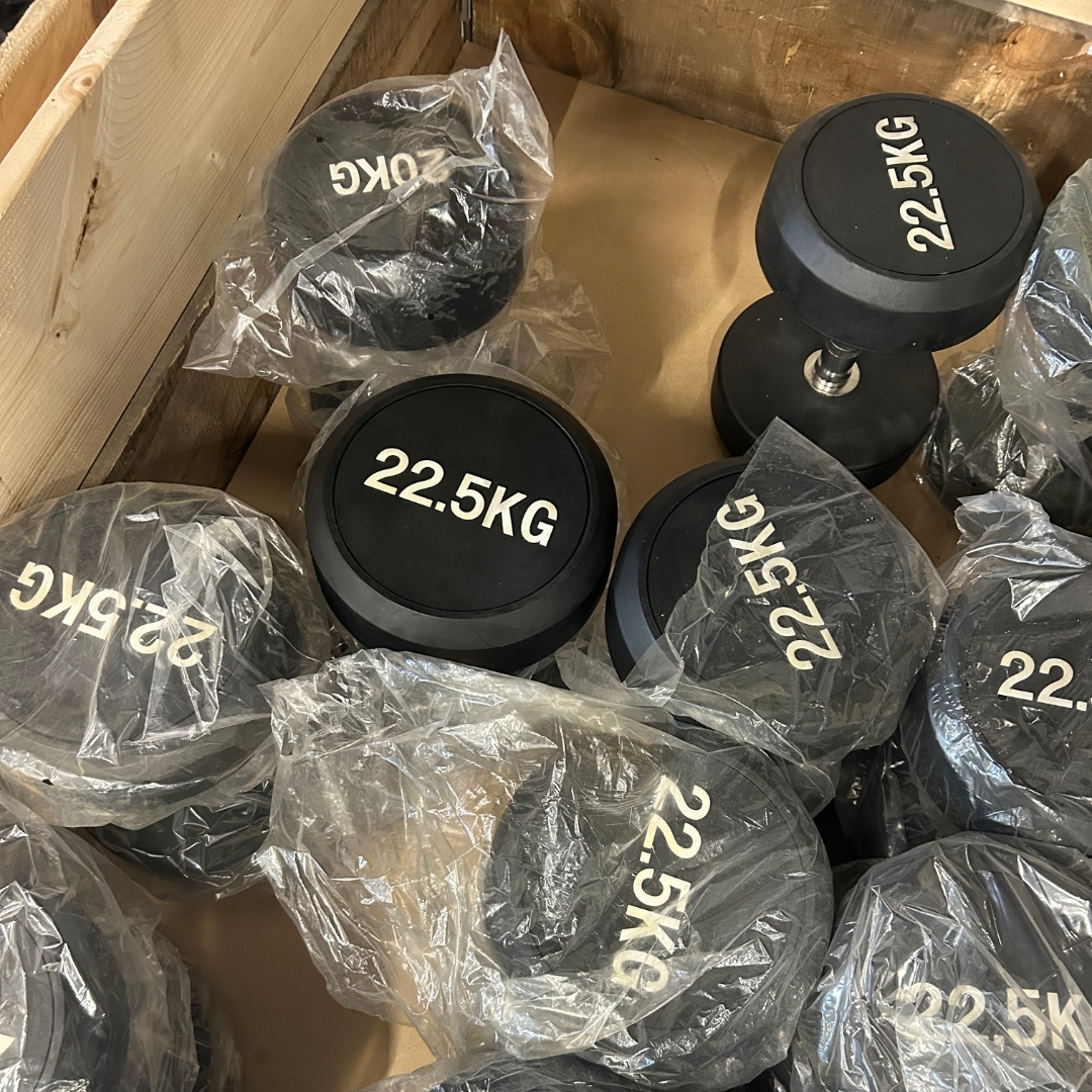 Gymleco hantelsett 4 par 2,5-10 kg andrehånds