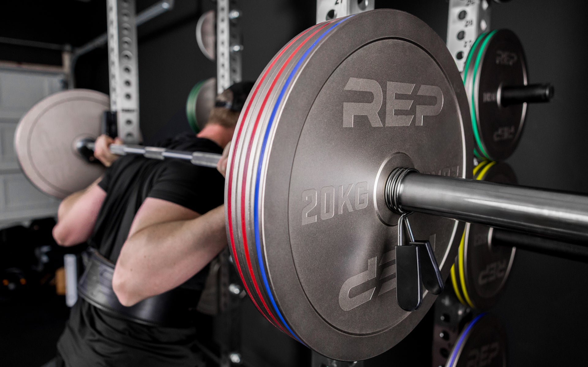 REP Fitness kalibrerte stålplater 25 kg par styrkeløft