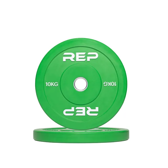 REP Fitness bumperplates fargede 10 kg treningskiver
