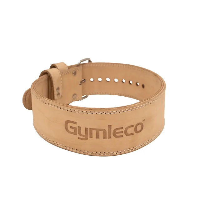 Gymleco Powerlifting Belt vektløftebelte lær M